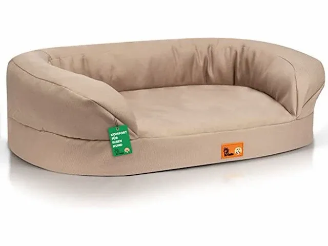 50x orthopedisch hondenbed medium, (25x beige + 25x chocolat ) - afbeelding 2 van  2