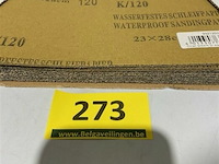50x schuurpapier k/120 waterproof - afbeelding 2 van  3