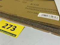 50x schuurpapier k/120 waterproof - afbeelding 3 van  3