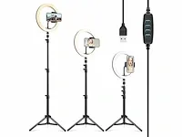 50x selfie ring light 10" met statief
