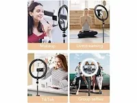 50x selfie ring light 10" met statief - afbeelding 3 van  6