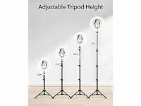 50x selfie ring light 10" met statief - afbeelding 6 van  6