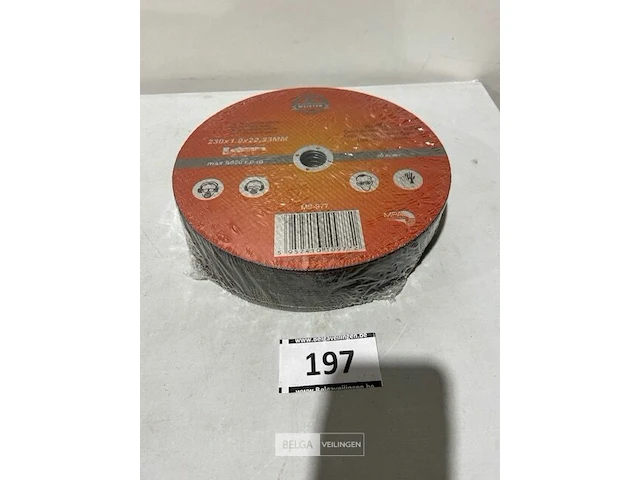 50x snijschijf 230x1,9x22,23mm voor staal en inox - afbeelding 1 van  3