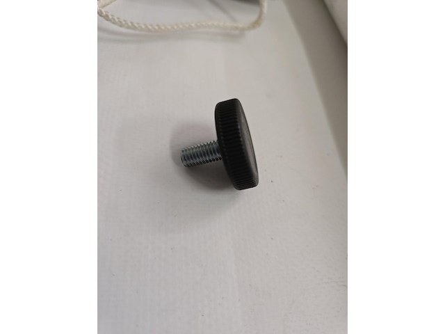 50x stelvoetjes zwart rond ø 32x9 | m 8x20/17 kartelrand - afbeelding 2 van  5