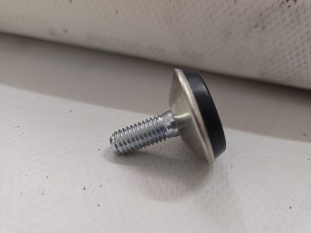 50x stelvoetjes zwart rond ø 32x9 | m 8x20/17 - afbeelding 2 van  6