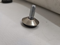 50x stelvoetjes zwart rond ø 32x9 | m 8x20/17 - afbeelding 1 van  6