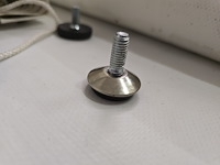 50x stelvoetjes zwart rond ø 32x9 | m 8x20/17 - afbeelding 5 van  6