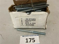 50x stokeinden m10 x 120 - afbeelding 1 van  3