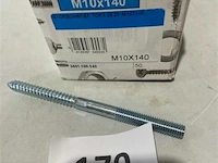 50x stokeinden m10 x 140 - afbeelding 1 van  3