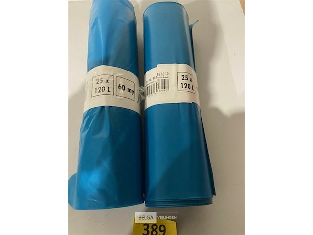 50x vuilzak 120l 60my - afbeelding 3 van  3