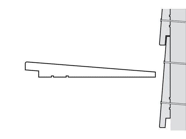 50x zwarte sidings 3m - afbeelding 2 van  2