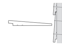 50x zwarte sidings 3m - afbeelding 2 van  2