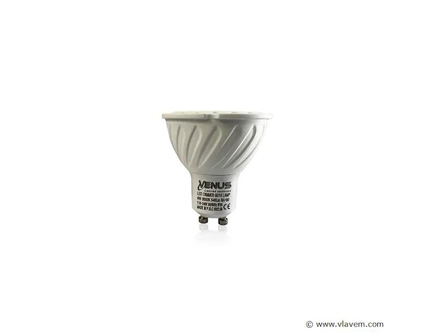 50xsled-pot gu10 – 6w – variabele intensiteit – 3000k warm wit – ip20 - afbeelding 3 van  6