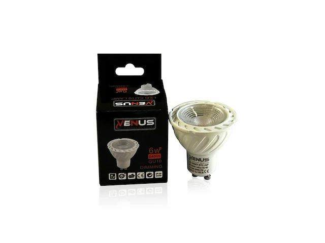 50xsled-pot gu10 – 6w – variabele intensiteit – 3000k warm wit – ip20 - afbeelding 3 van  6