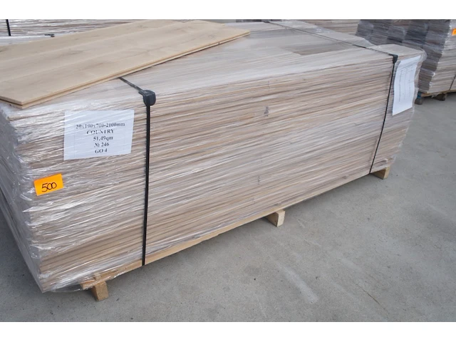 51,49 m² massief eiken parket 20mm - afbeelding 4 van  7