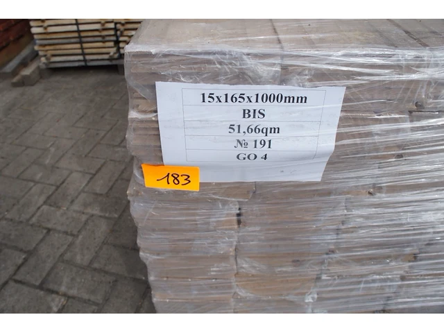51,66 m² massief eiken parket 15mm - afbeelding 2 van  6