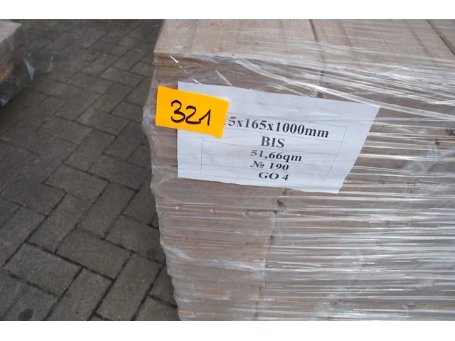 51,66 m² massief eiken parket 15mm - afbeelding 2 van  6