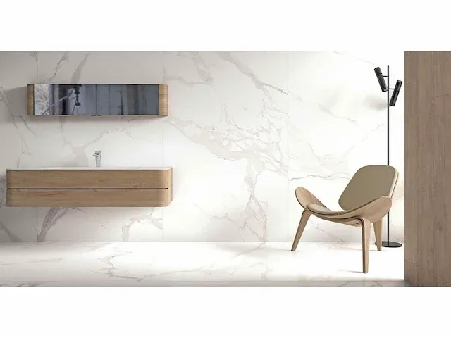 51,84m² -60x120cm -statuario matt gerectificeerd - afbeelding 1 van  2