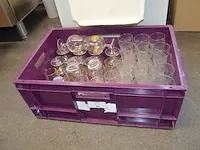 52 frisdrankglazen w.o. coca cola, schweppes, lipton (zonder bak) - afbeelding 1 van  4