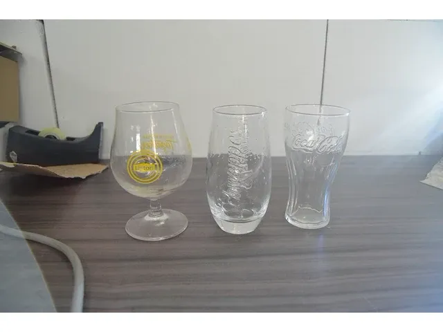 52 frisdrankglazen w.o. coca cola, schweppes, lipton (zonder bak) - afbeelding 4 van  4