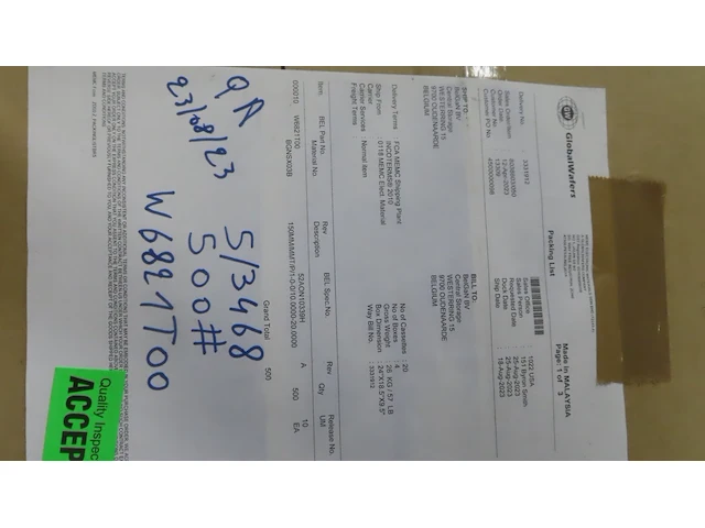 5200x wafer - 150 mm 100 si reclaimed wafers - afbeelding 1 van  4