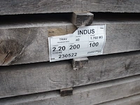 5,28 m³ industrieel eiken balken 100x200 - afbeelding 2 van  5