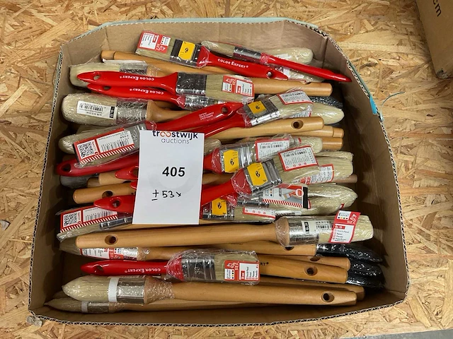 53 x verfborstels voor muur en plafond - afbeelding 1 van  6