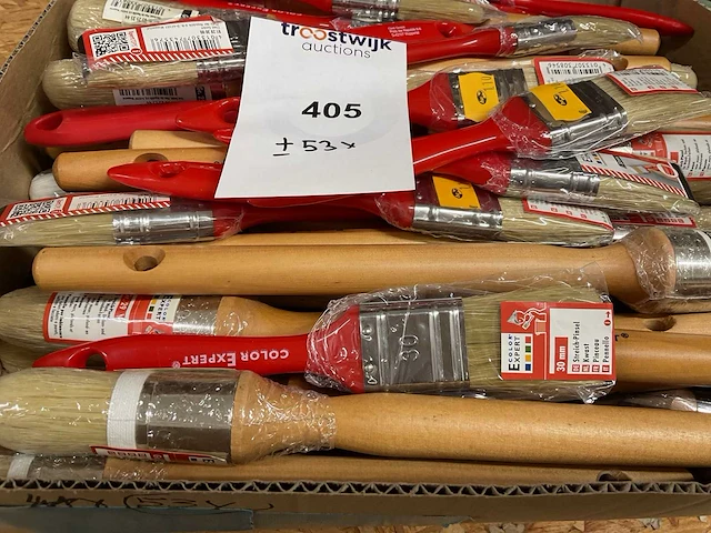 53 x verfborstels voor muur en plafond - afbeelding 2 van  6