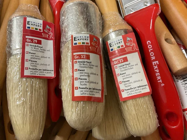 53 x verfborstels voor muur en plafond - afbeelding 4 van  6