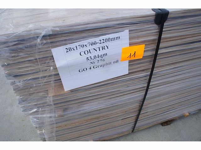 53,04 m² massief eiken parket 20mm graphit oil - afbeelding 3 van  7