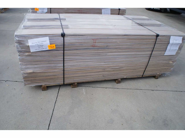 53,04 m² massief eiken parket 20mm graphit oil - afbeelding 2 van  7