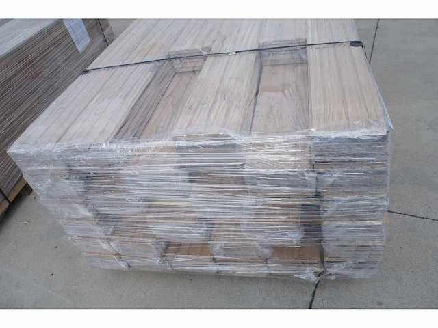 53,04 m² massief eiken parket 20mm graphit oil - afbeelding 4 van  7