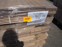 53,36 m² massief eiken visgraatparket 15mm - afbeelding 2 van  6