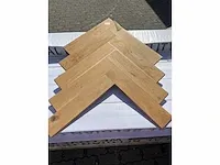 54 m2 eiken meerlagen visgraat unfinished