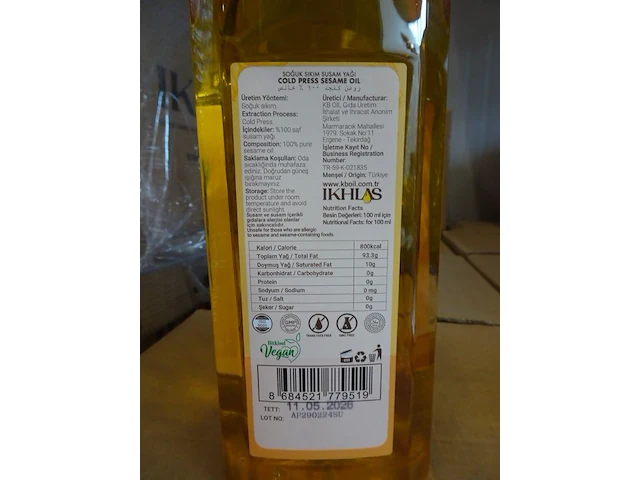 540x 2l sesamolie ikhlas - afbeelding 3 van  3