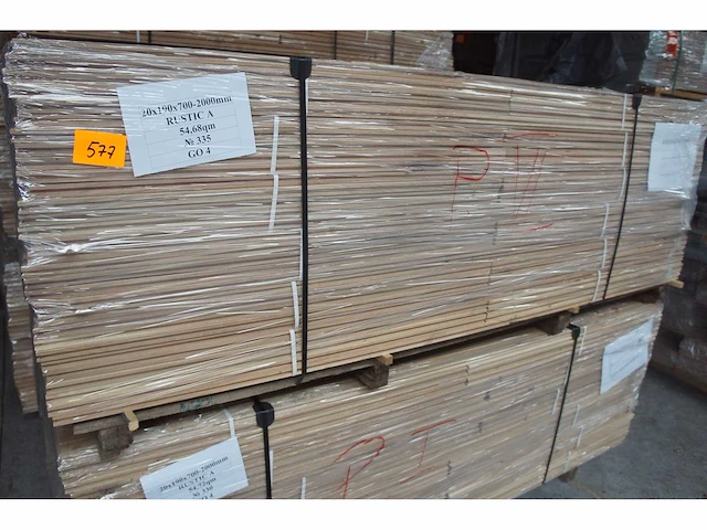 54,68 m² massief eiken parket 20mm - afbeelding 3 van  6