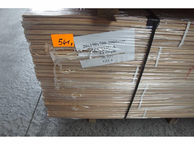 54,90 m² massief eiken parket 20mm - afbeelding 4 van  6