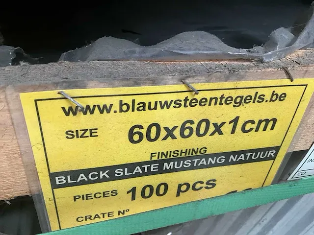 54m2 black slate mustang natuur 60x60x1 - afbeelding 8 van  8