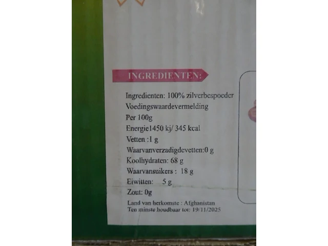54x 3,5kg zilverbespoeder ansari - afbeelding 3 van  3
