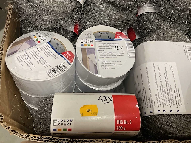 55 x schuurwol ; pleisterband - afbeelding 3 van  7