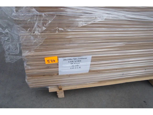55,12 m² massief eiken parket 20mm - afbeelding 4 van  6