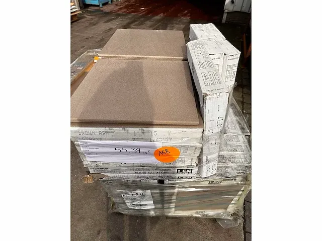 55,39 m² lea - brown arn natural 45,2x45,2 - afbeelding 2 van  3