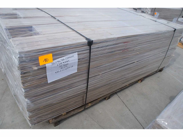 55,76 m² massief eiken parket 20mm graphit oil - afbeelding 2 van  7