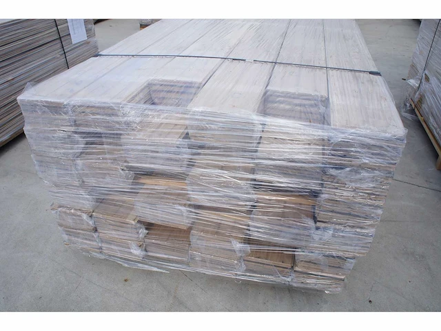 55,76 m² massief eiken parket 20mm graphit oil - afbeelding 4 van  7