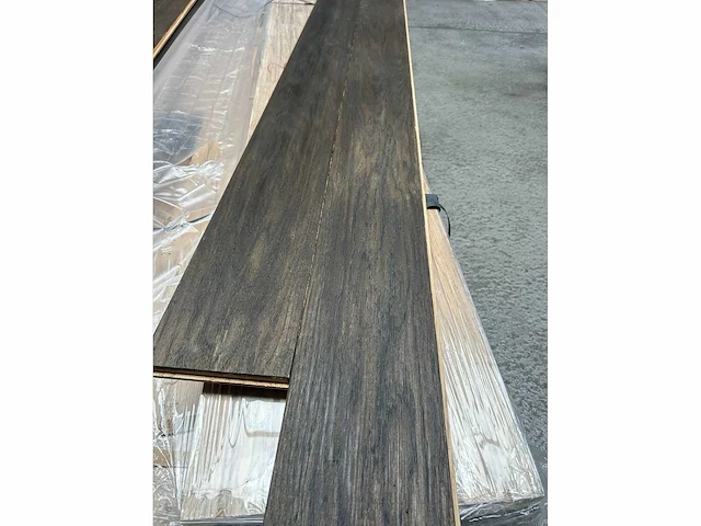 55,76 m² massief eiken parket 20mm graphit oil - afbeelding 6 van  7