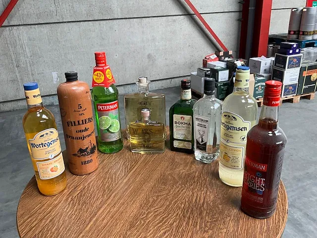 56 flessen diverse jenever - afbeelding 1 van  11