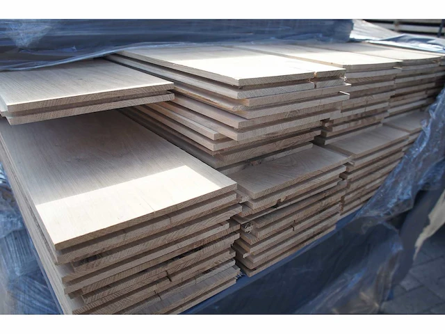 56,10 m² eiken planchetten 20mm - afbeelding 4 van  7