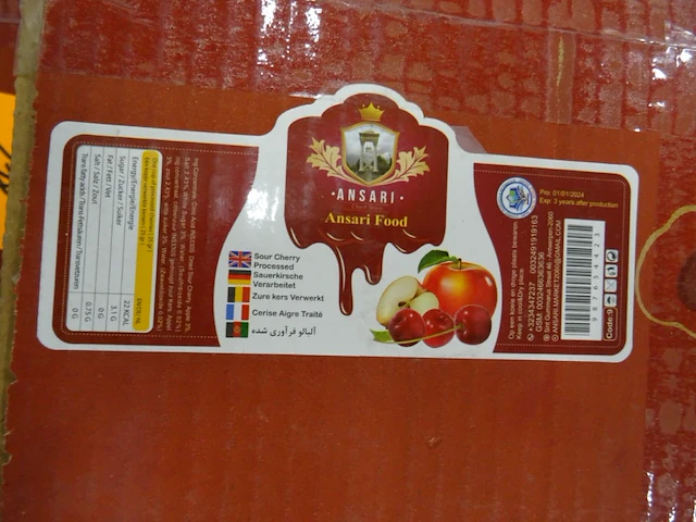 56x doos verwerkt fruit ansari food - afbeelding 7 van  10