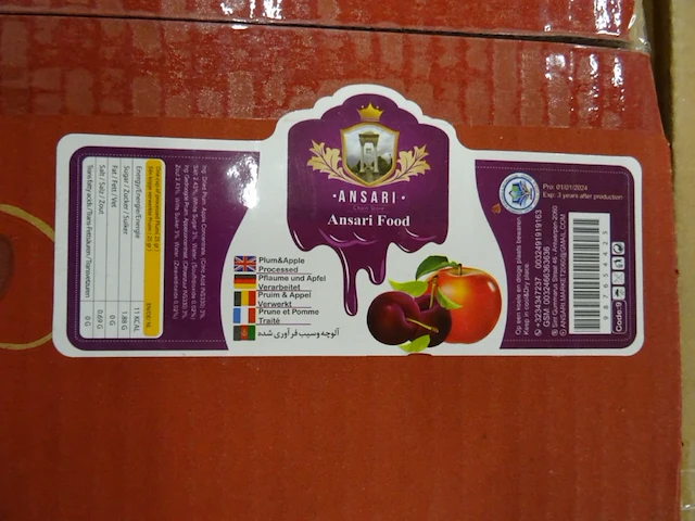 56x doos verwerkt fruit ansari food - afbeelding 8 van  10