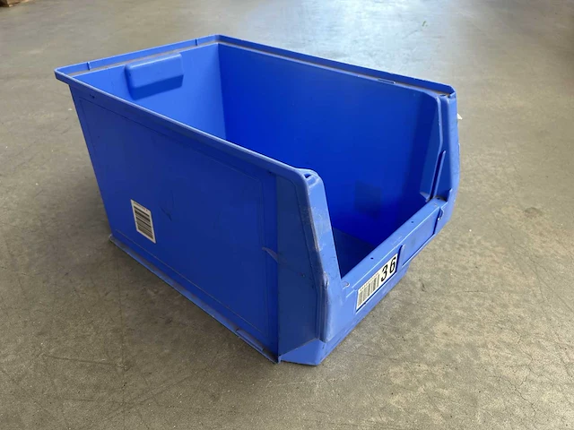 (56x) magazijnbak met grijpopening 500x300x300mm - afbeelding 1 van  7